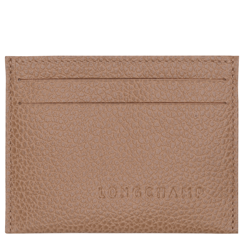 Le Foulonné Card holder , Biscuit - Leather  - View 1 of  2