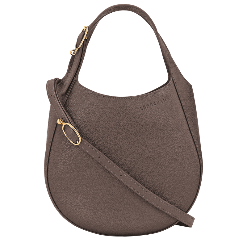 Le Foulonné S Handbag , Taupe - Leather  - View 5 of  7