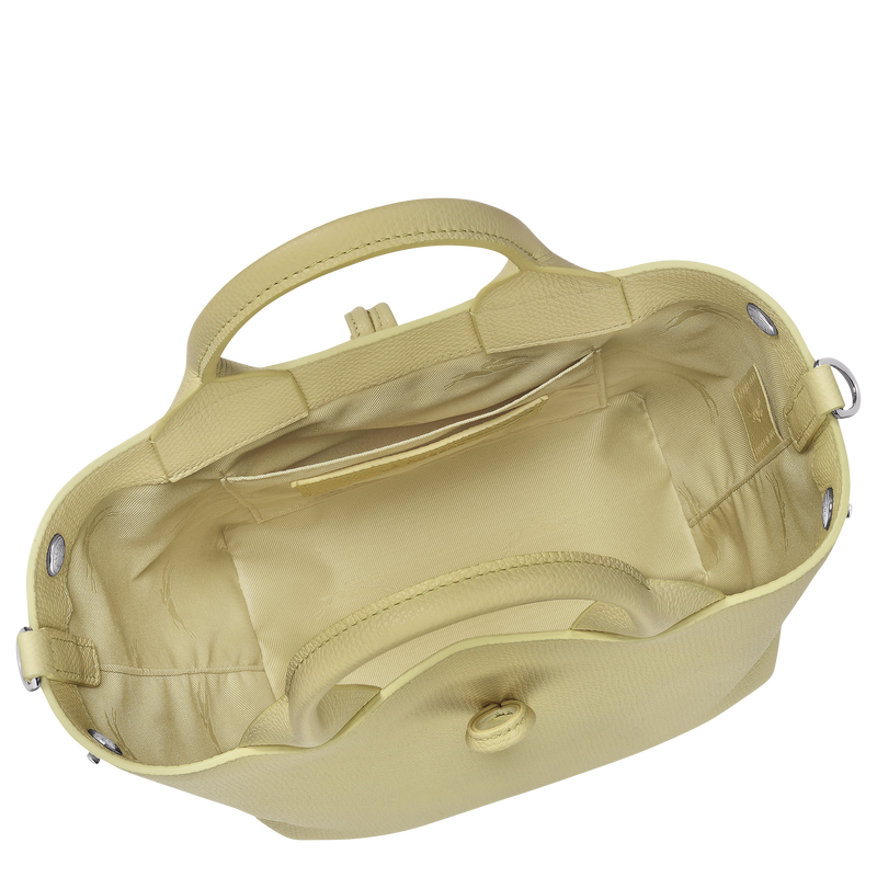 Le Roseau S Handbag , Pistachio - Leather  - View 6 of  7