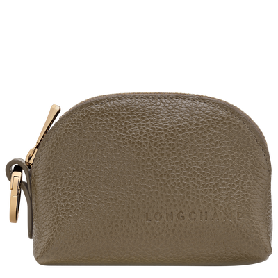 Le Foulonné Coin purse , Caper - Leather