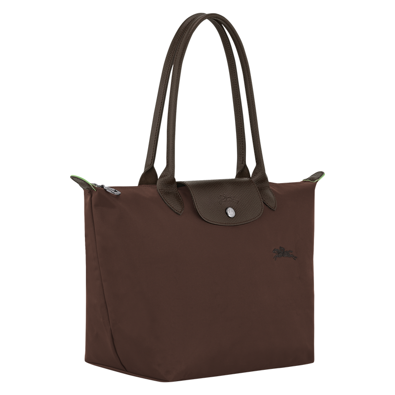 Le Pliage Green M Tote bag , Mocha - Recycled canvas  - View 3 of  7