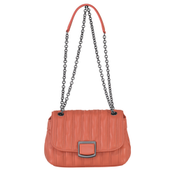 Brioche S Crossbody bag , Blush - Leather