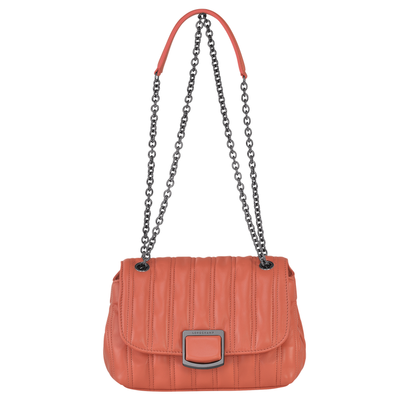 Blush leather bag top