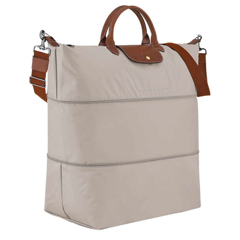 Le Pliage Original Travel bag expandable , Pebble - Recycled canvas  - View 2 of  7