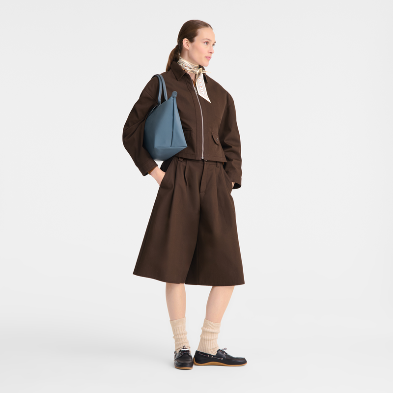 Le Pliage One L Handbag , Anthracite - Canvas  - View 2 of  8