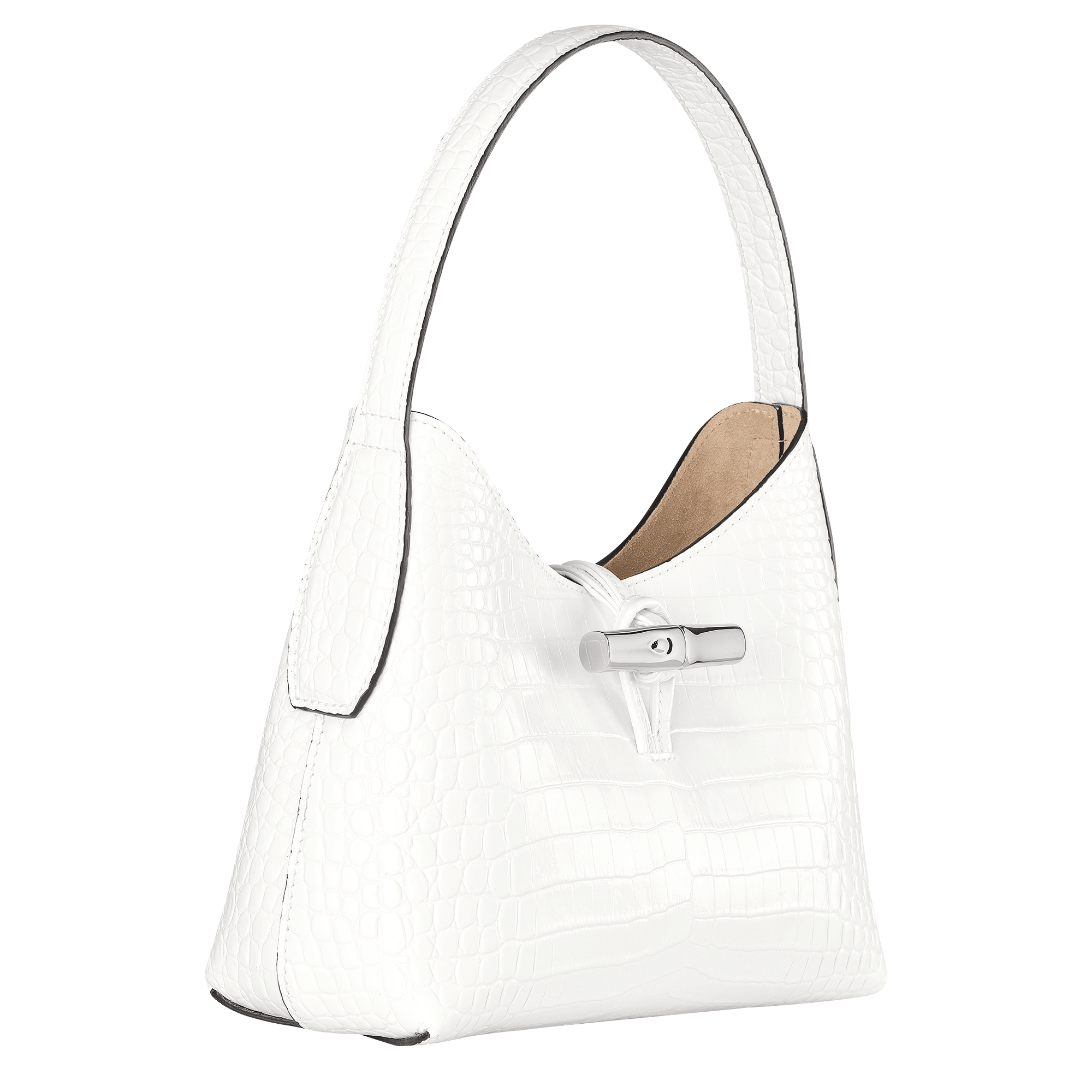 Roseau S Hobo bag White - Leather (10152HTS007)