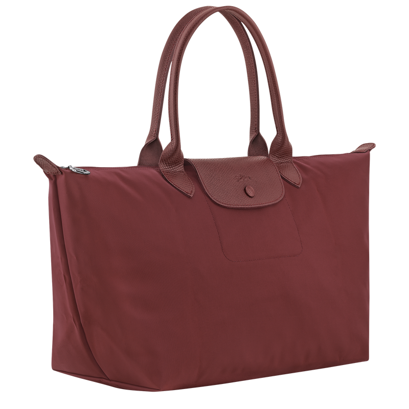 Le Pliage One L Handbag , Burgundy - Canvas  - View 2 of  6