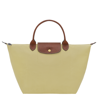 Le Pliage Original M Handbag , Pistachio - Recycled canvas