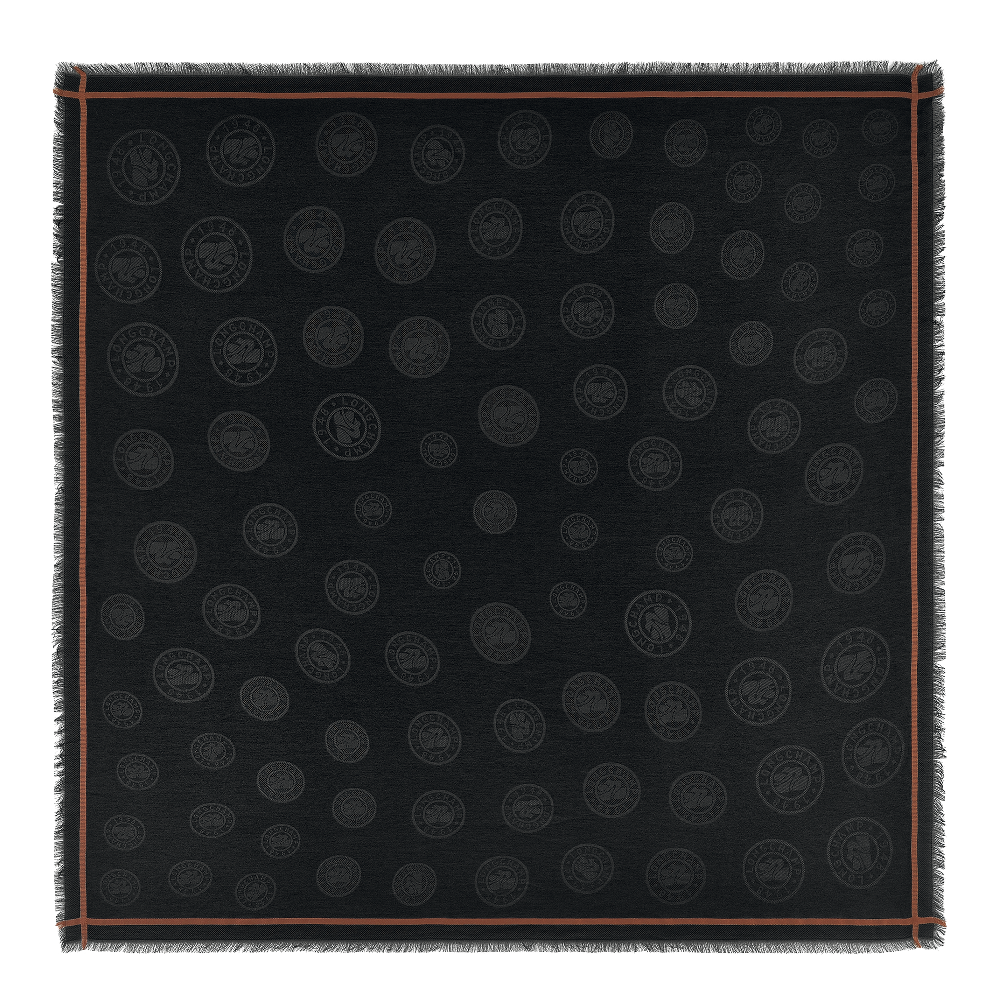 Shawl, Black - View 1 of 
        3 - zoom in La Médaille Longchamp Shawl, Black