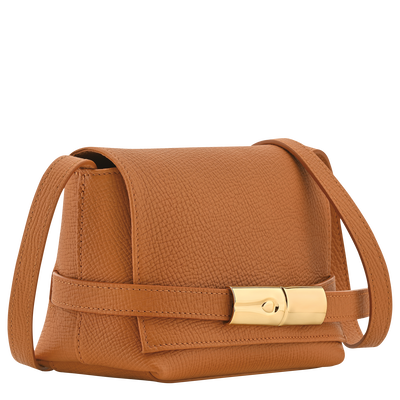 Le Smart S Crossbody bag , Caramel - Leather