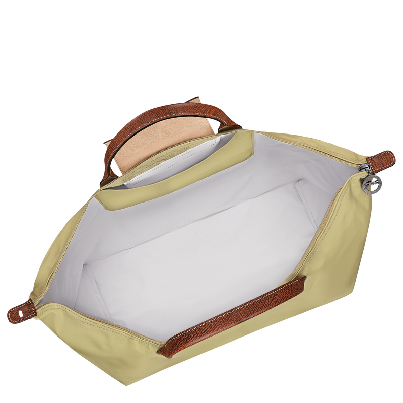 Le Pliage Original L Travel bag , Pistachio - Recycled canvas  - View 5 of  7