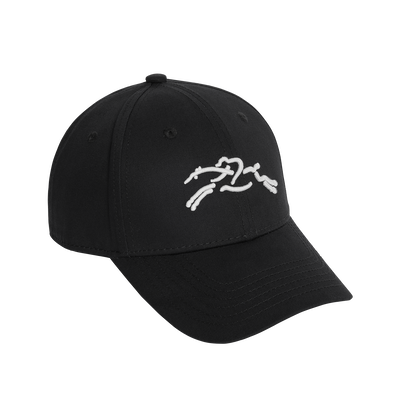 Solid cap , Black - Organic cotton