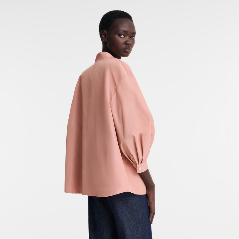 Kimono jacket , Pink Tea - Techno taffeta  - View 3 of  5