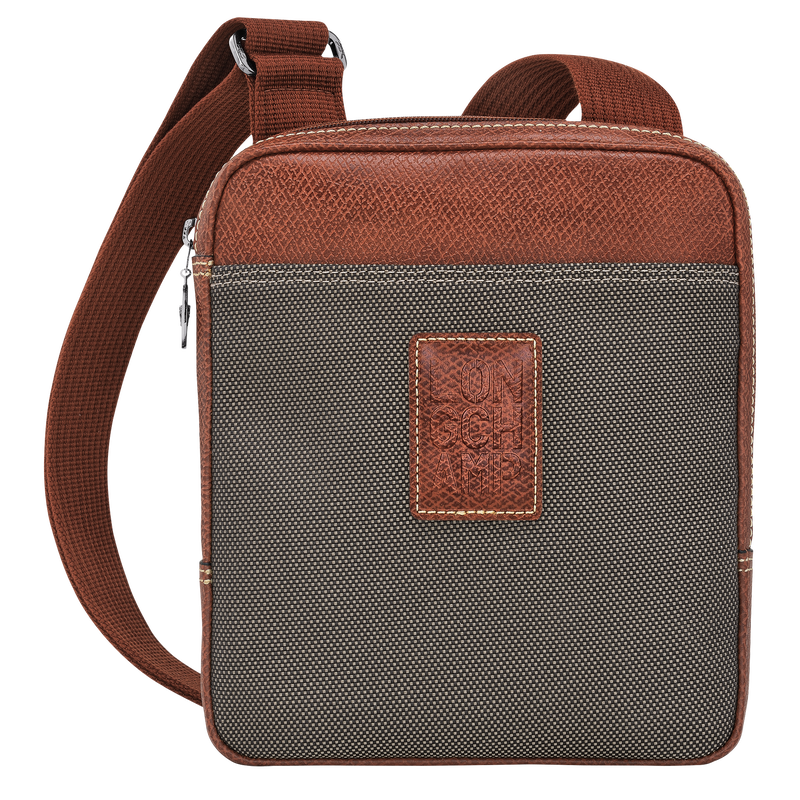 Boxford XS Crossbody bag , Brown - Recycled canvas  - View 1 of  5