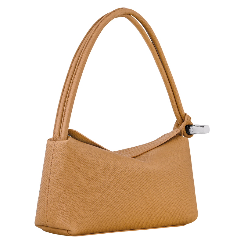 Le Roseau M Shoulder bag , Walnut - Leather  - View 3 of  6