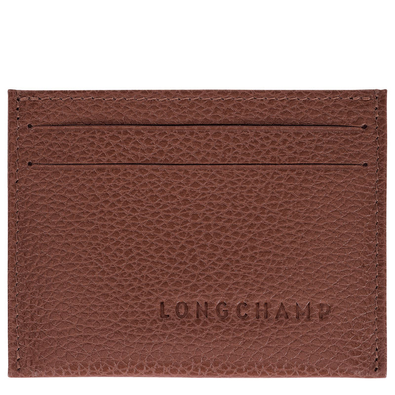 Le Foulonné Card holder , Coffee - Leather  - View 1 of  2