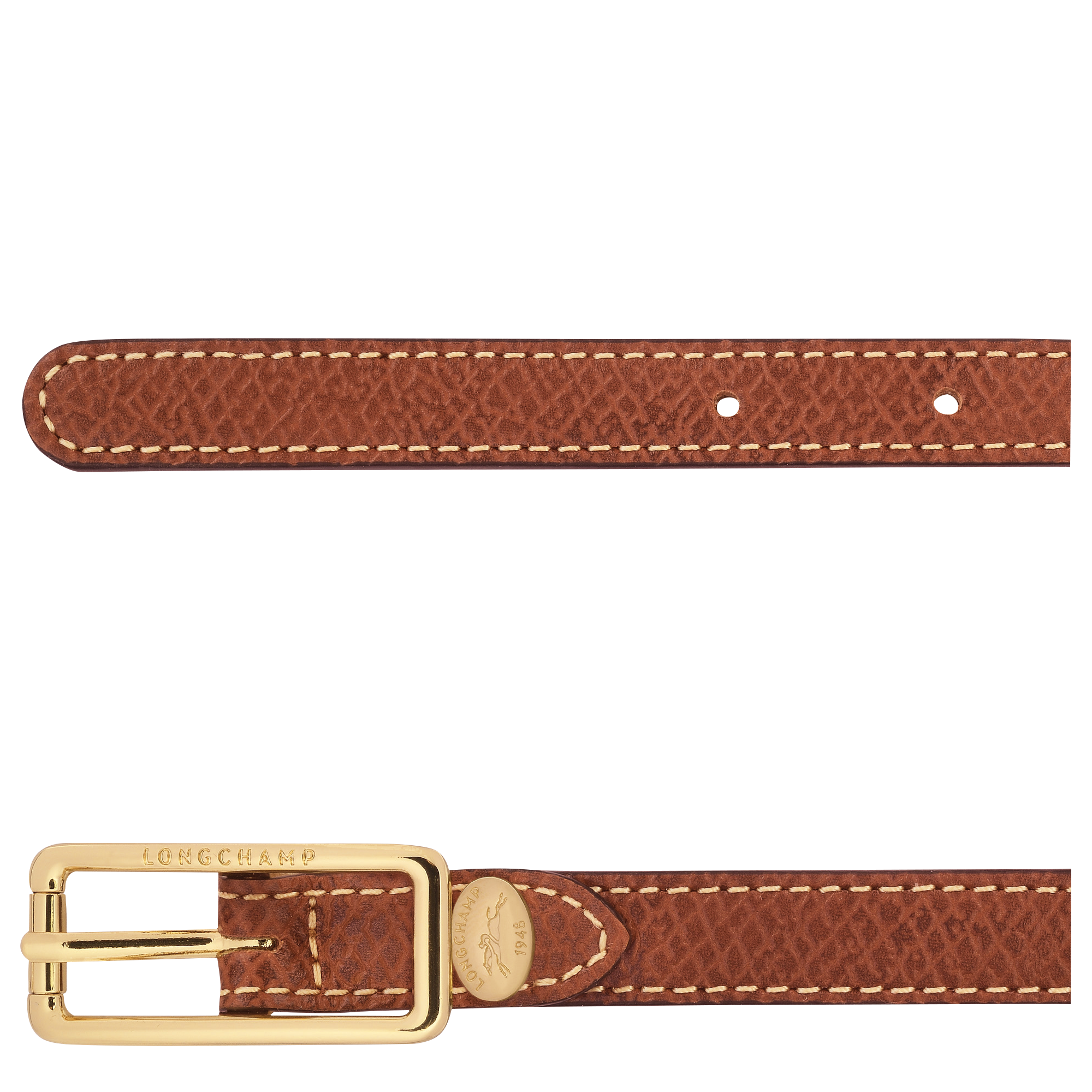 Ladies' belt, Brown - View 3 of 
        3 - zoom in Épure Ladies' belt, Brown