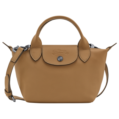 Le Pliage Xtra XS Handbag , Tobacco - Leather