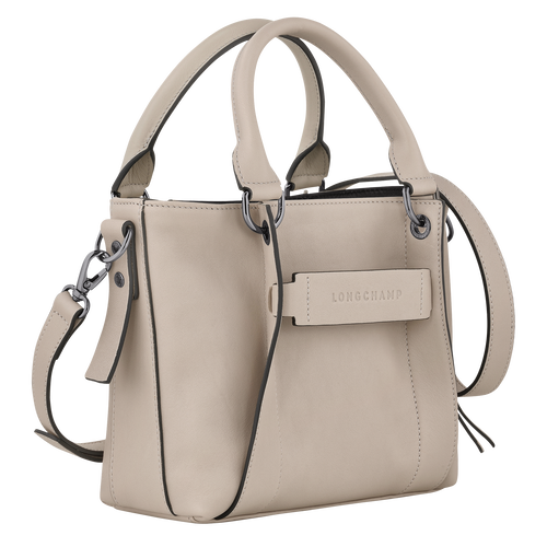 Longchamp 3D S Handbag , Clay - Leather - View 3 of  5