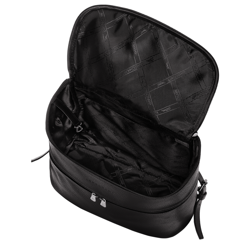 Le Foulonn&eacute; Backpack , Black - Leather  - View 5 of  5