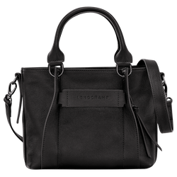 Longchamp 3D S Handbag , Black - Leather
