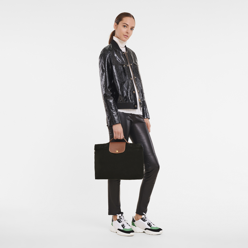 Longchamp pliage black deals