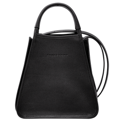 Le Foulonné S Handbag , Black - Leather