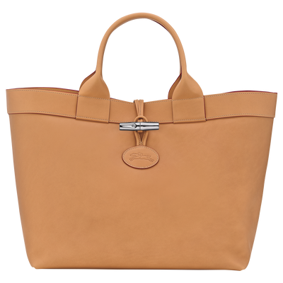 Le Roseau L Tote bag , Vegetal - Leather