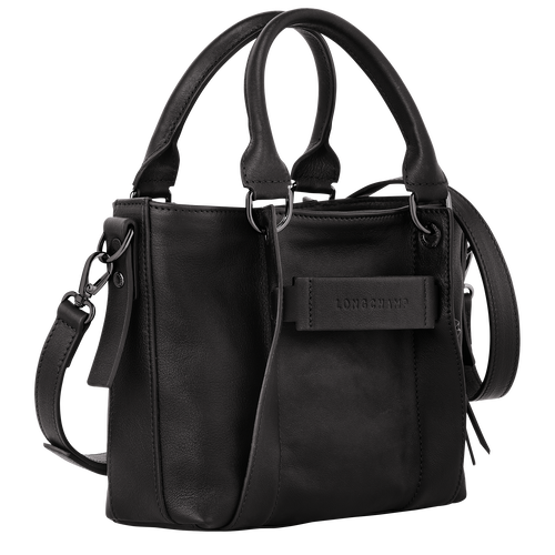 Longchamp 3D S Handbag , Black - Leather - View 3 of  6