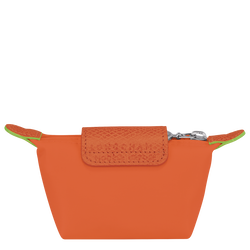 Le Pliage Green Coin purse , Carot - Recycled canvas