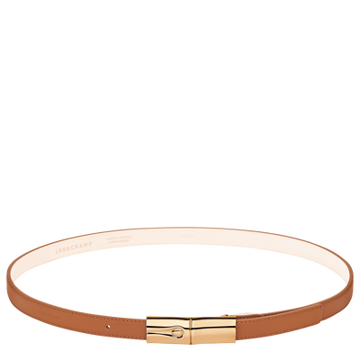 Le Roseau Ladies' belt , Cashew - Leather