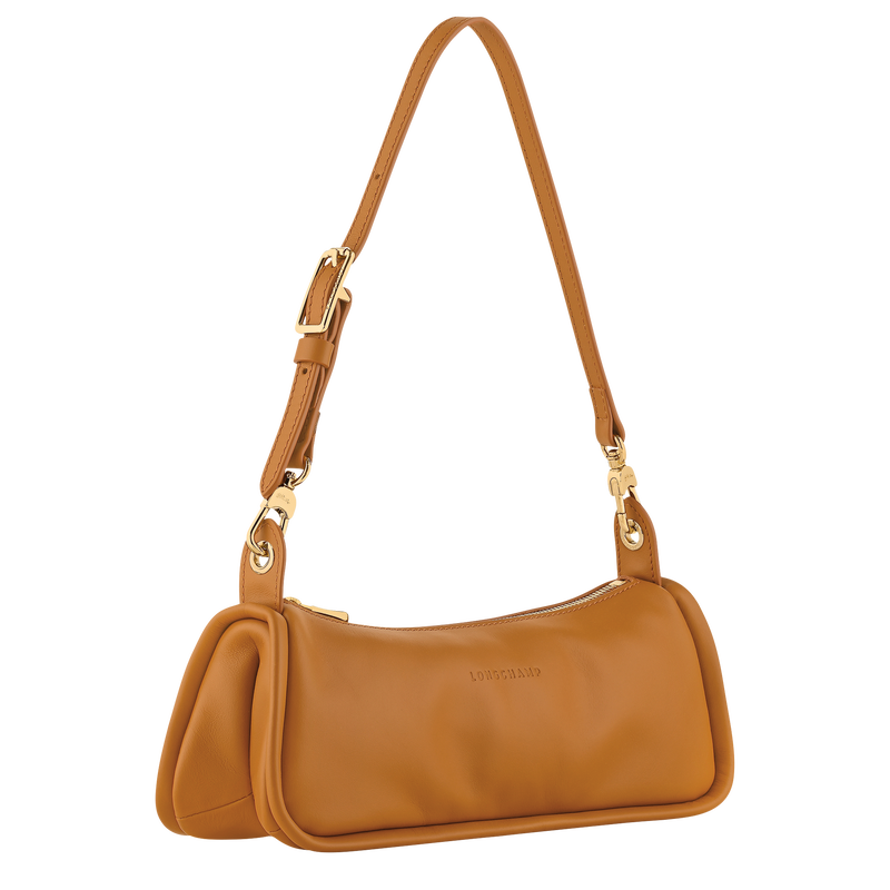 Looong M Shoulder bag , Caramel - Leather  - View 3 of  7