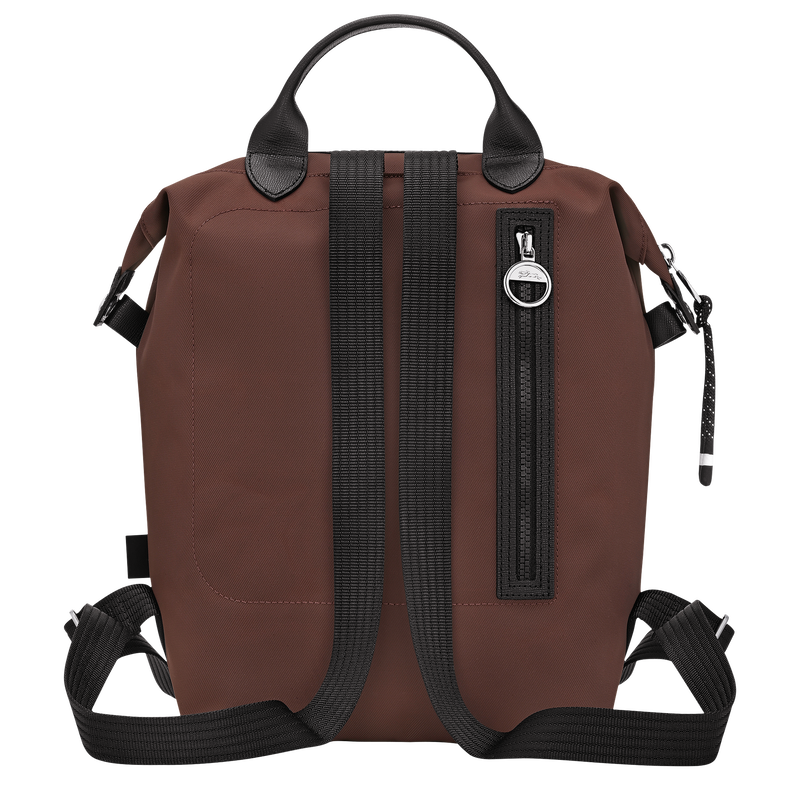 Le Pliage Energy L Backpack , Cocoa - Recycled canvas  - View 4 of  6