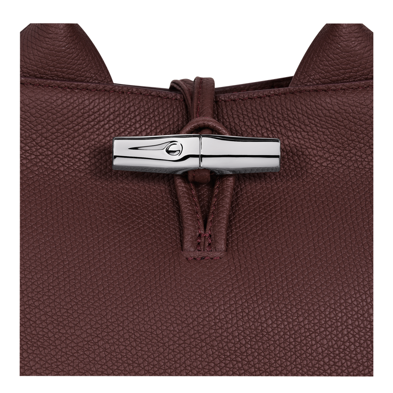 Le Roseau S Handbag , Burgundy - Leather  - View 6 of  6