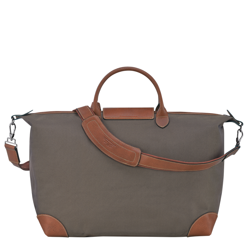 Boxford L Travel bag , Brown - Recycled canvas  - View 4 of  6