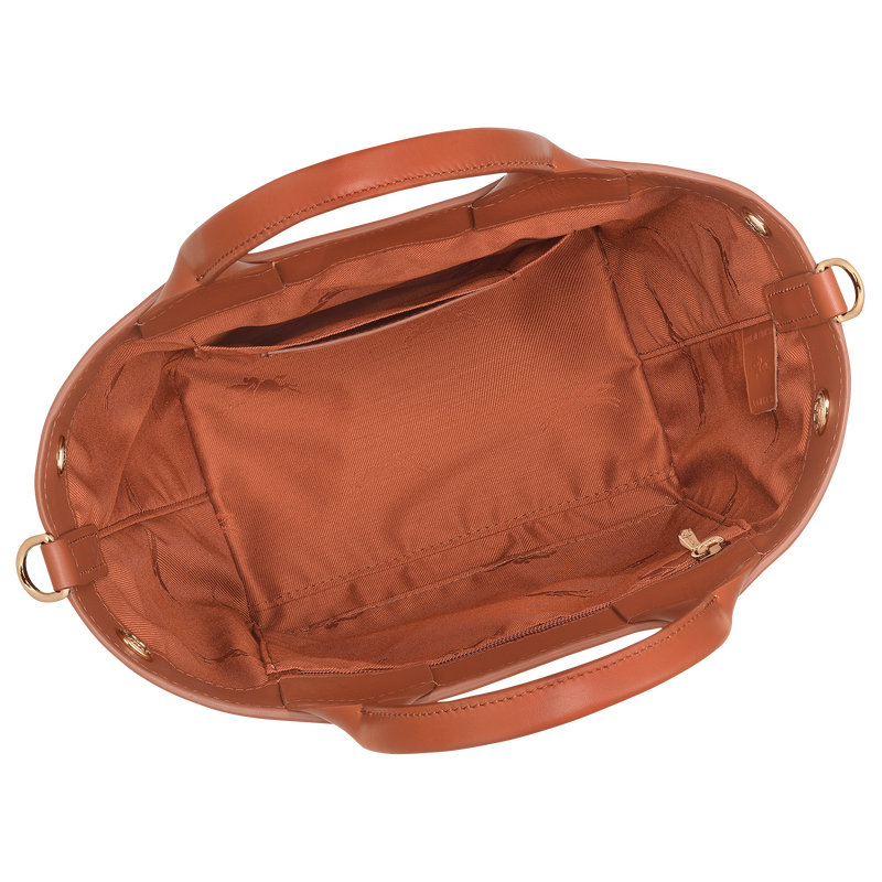 Le Roseau S Handbag , Bark - Leather  - View 6 of  7