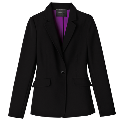 Jacket , Black - Double faced