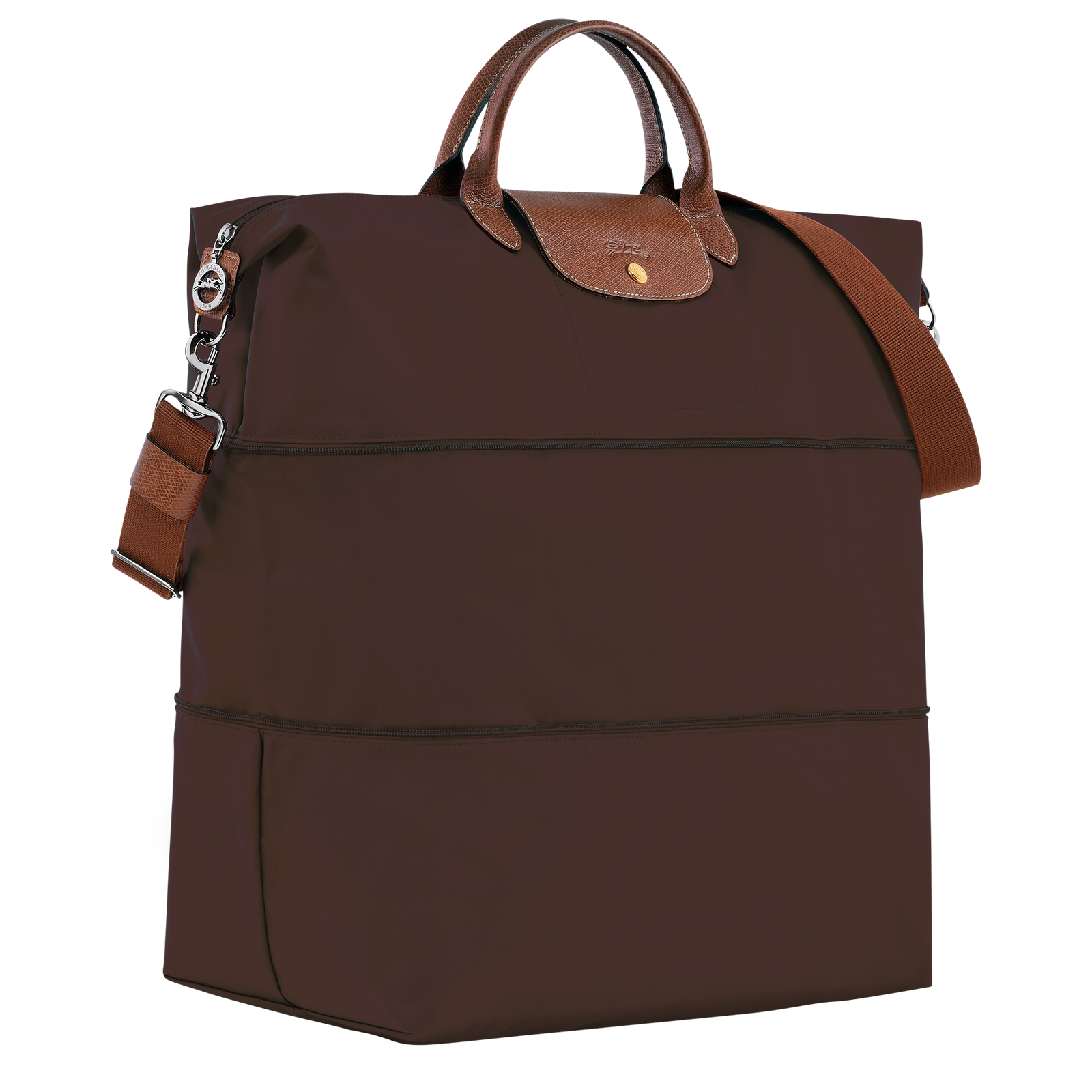 Le Pliage Original Travel bag expandable Ebony Recycled canvas