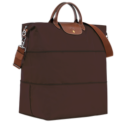 Le Pliage Original Travel bag expandable , Ebony - Recycled canvas