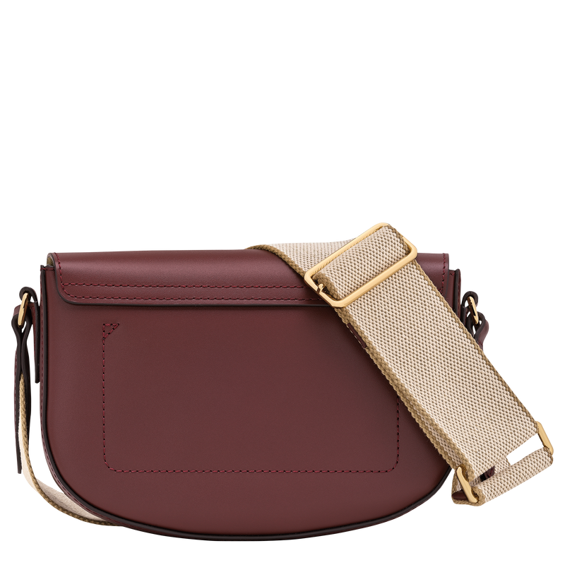 Épure S Crossbody bag , Burgundy - Leather  - View 4 of  5