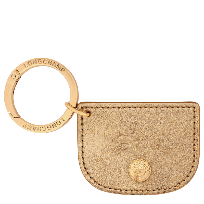 Épure Key ring , Gold - Leather  - View 1 of  1
