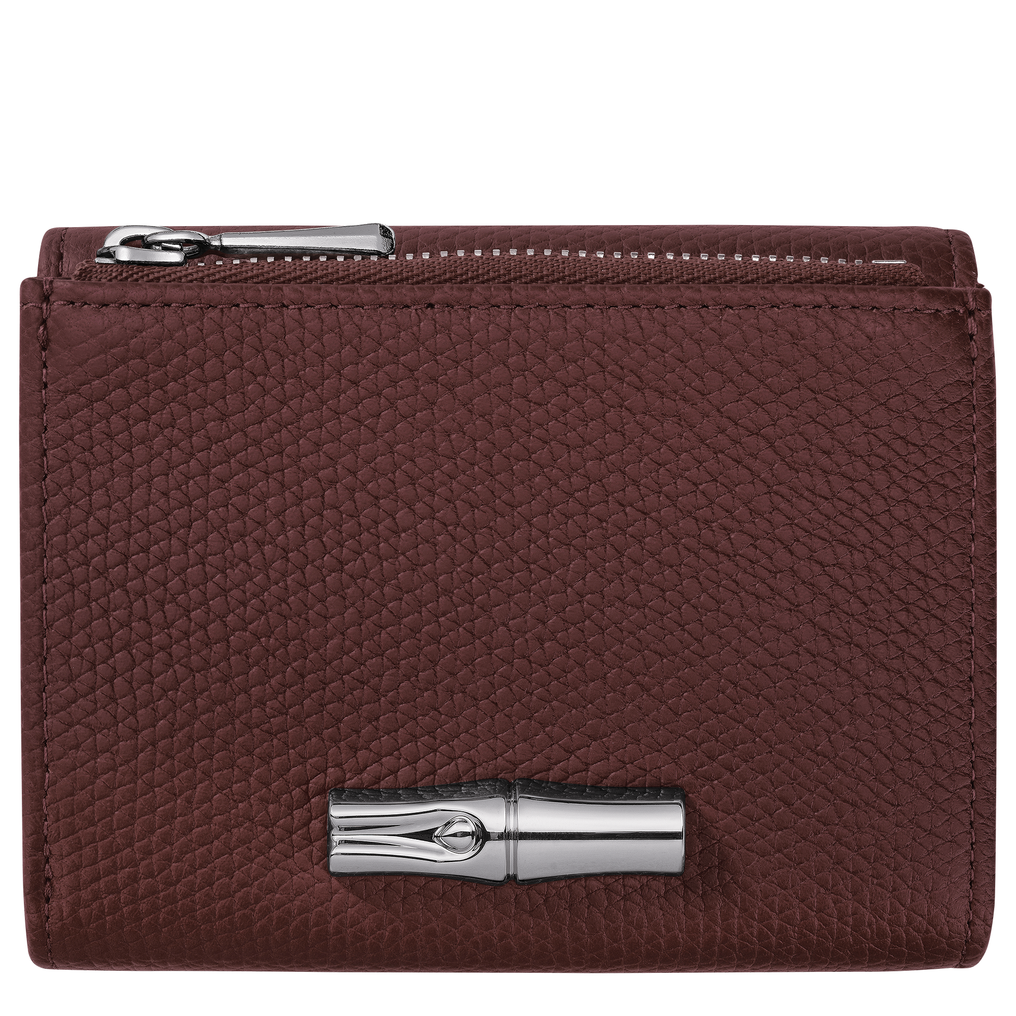 Le Roseau Compact wallet, Burgundy
