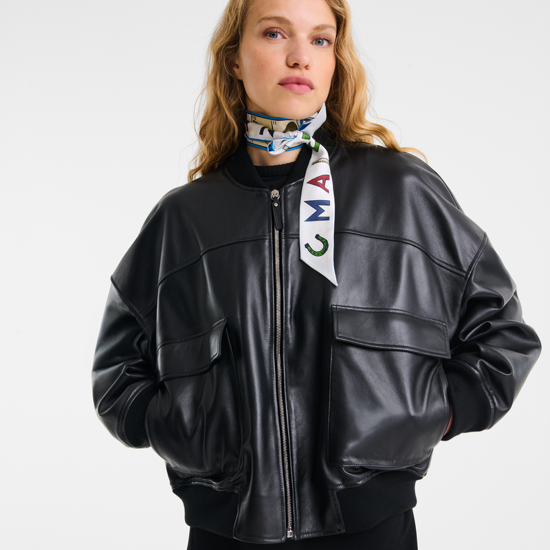 Jacket , Black - Leather  - View 3 of  3