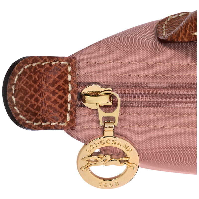 Le Pliage Original Pouch with handle , Pink Tea - Recycled canvas  - View 6 of  6