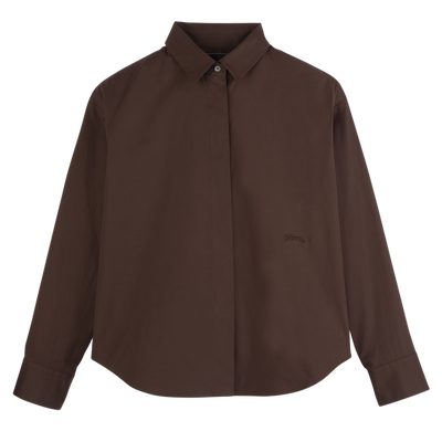 Shirt , Ebony - Popelin