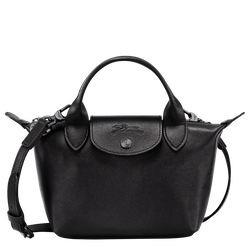 Le Pliage Xtra XS Handbag , Black - Leather