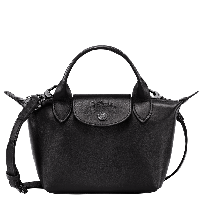 Le Pliage Xtra XS Handbag , Black - Leather  - View 1 of  6