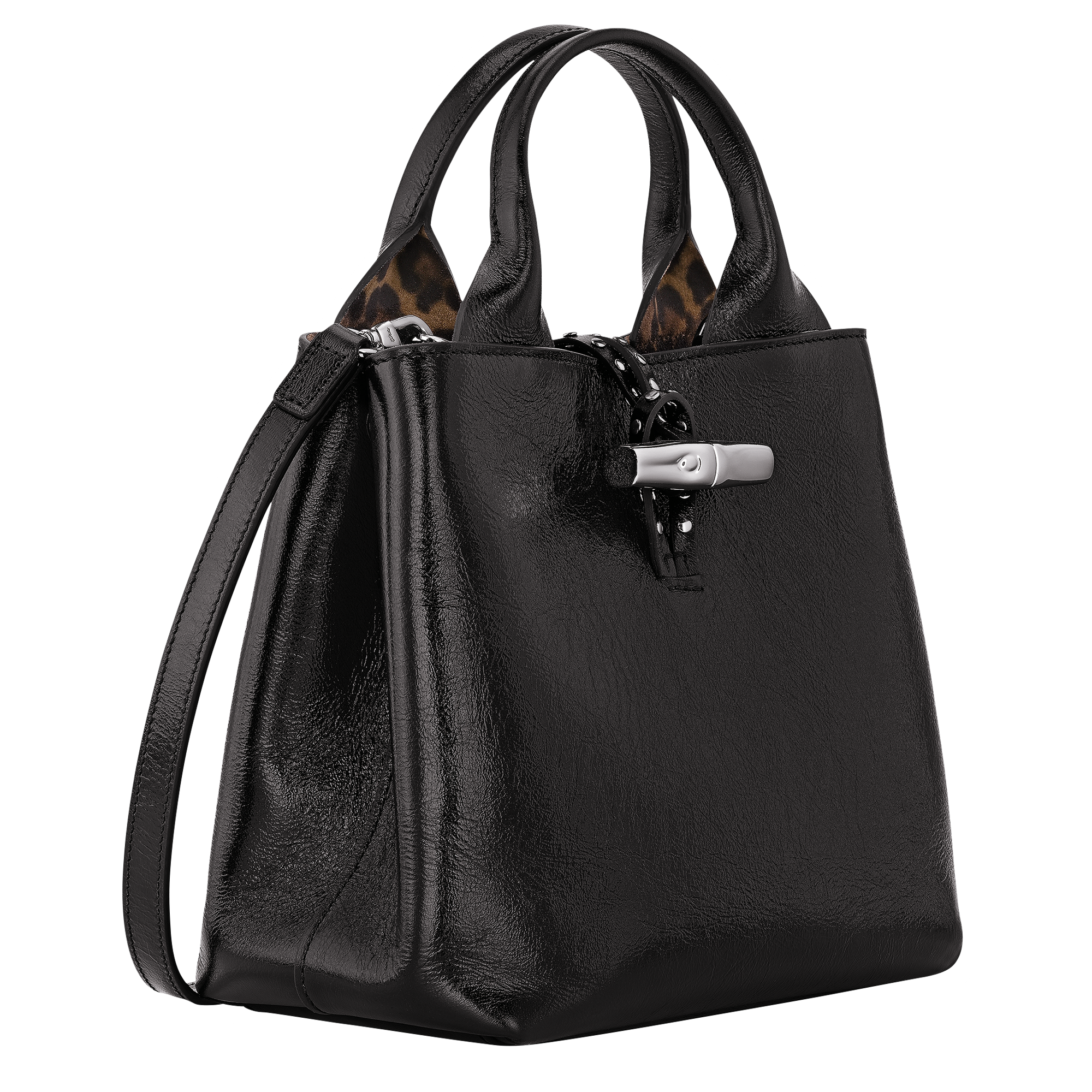 Handbag S, Black - View 3 of
7 - zoom in Le Roseau Handbag S, Black