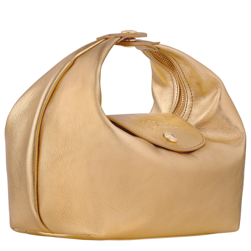 Le Pliage Xtra XS Handbag , Gold - Leather  - View 3 of  4