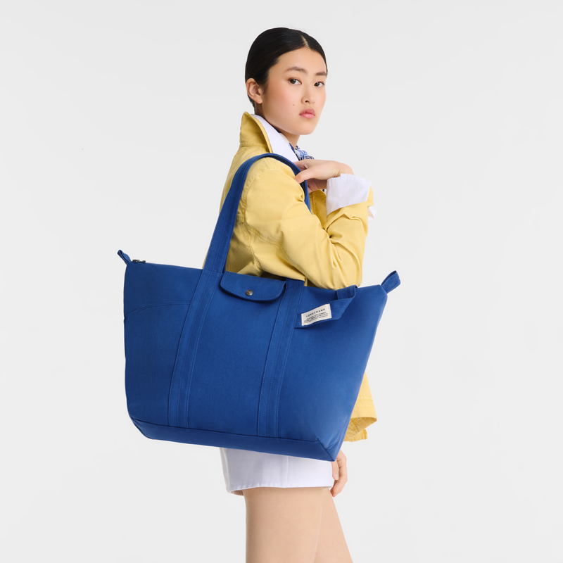 Le Pliage Collection XL Shoulder bag , Atlantic - Canvas  - View 2 of  6